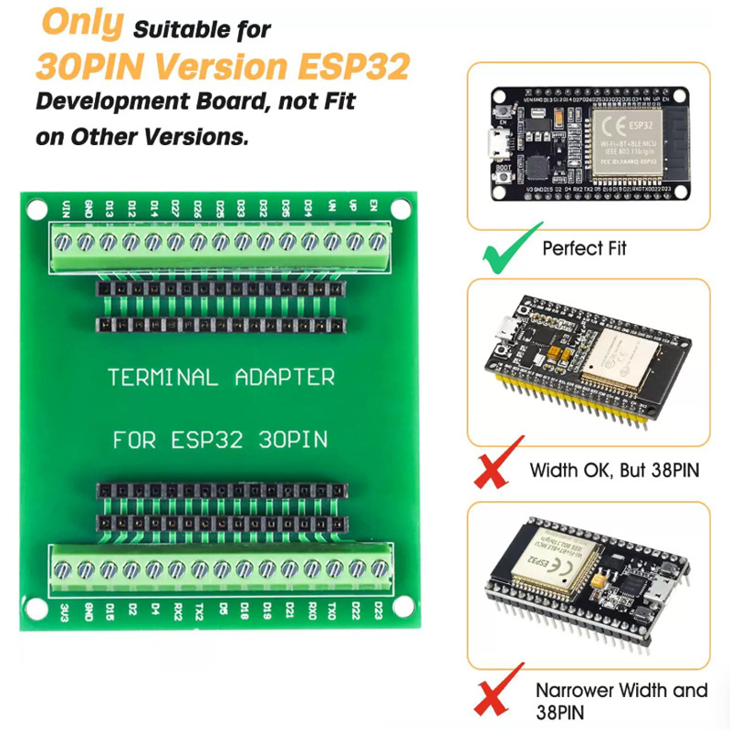 Esp32 Devkit - ESP32 Development Board NodeMCU-32S ESP32-32D 32U