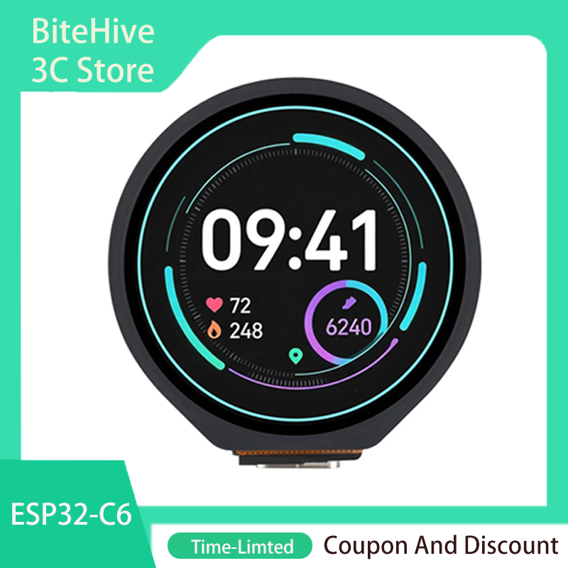 Esp32 C6 - Waveshare ESP32-C6 1.28 Inch LCD Display