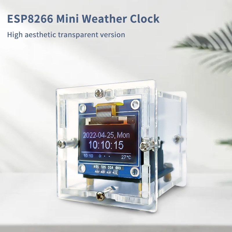 ESP8266 Mini Weather Clock Kit - Esp8266 recension och pris