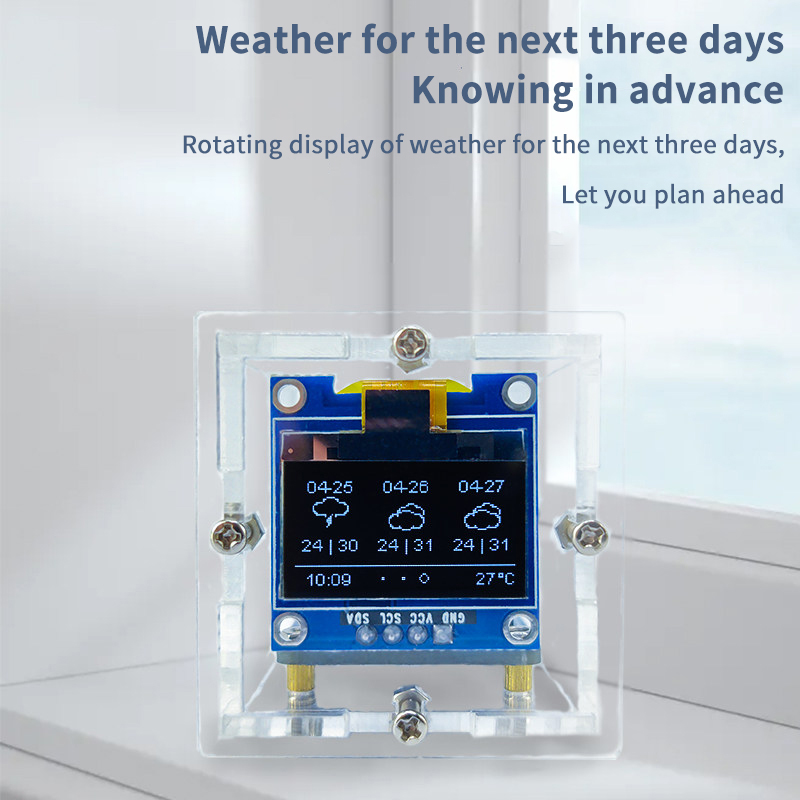 ESP8266 Mini Weather Clock Kit - Esp8266 recension och pris
