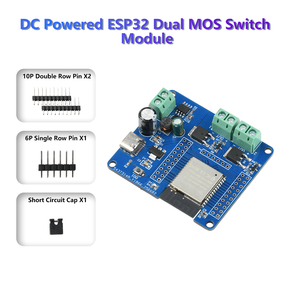 DC 5-60V ESP32 2/4-Way MOS Swi - Esp32 Uart Module recension och pris