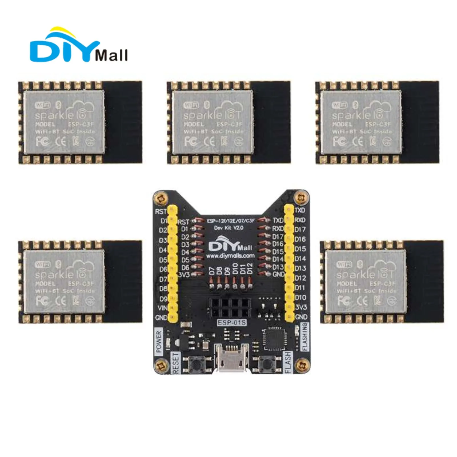 ESP32-C3F WiFi+BT Module 32-bi - Esp8266 recension och pris