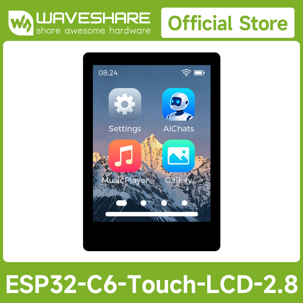 Waveshare ESP32-C6 2.8inch IPS - Esp32 C6 recension och pris