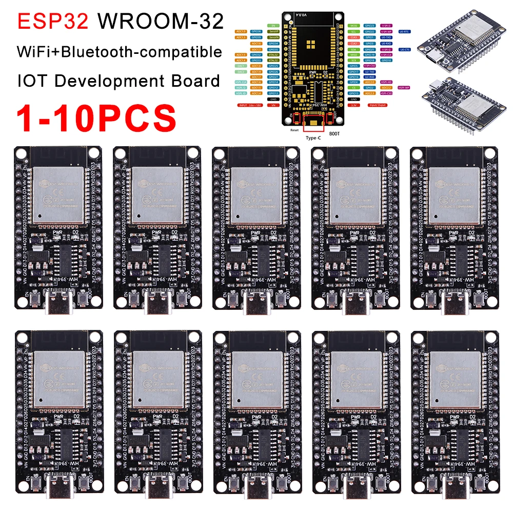 1-10PCS ESP32 Development Boar - Esp32 Wifi Bluetooth Module recension och pris