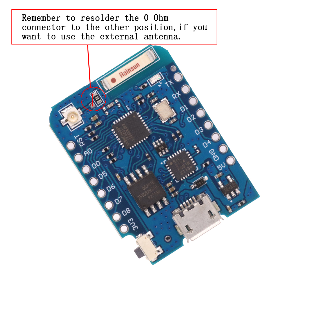 WeMos D1 Mini Pro V3.0 NodeMcu - Esp8266 Nodemcu recension och pris