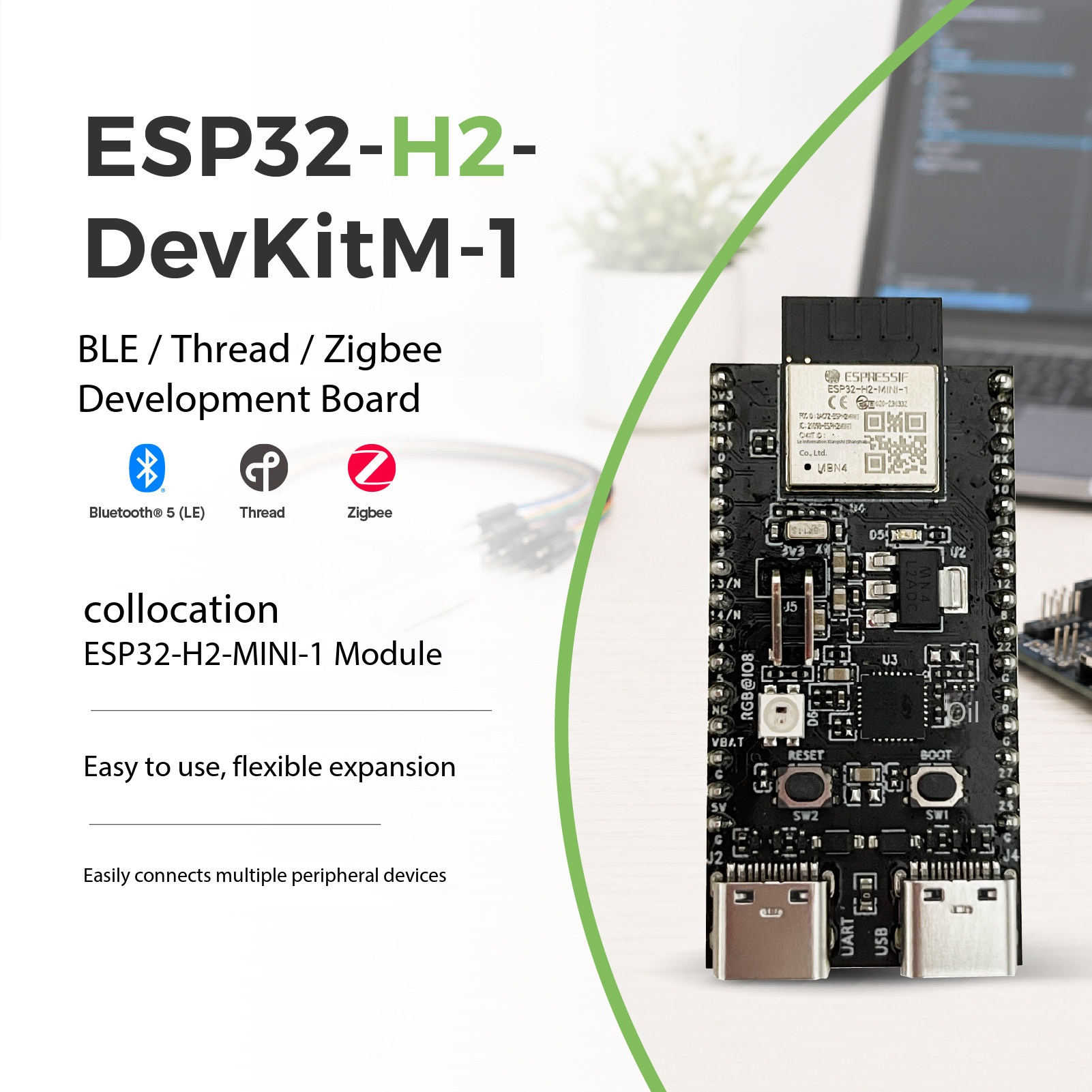 Espressif ESP32-H2-DevKitM-1 8 - Esp32 H2 recension och pris