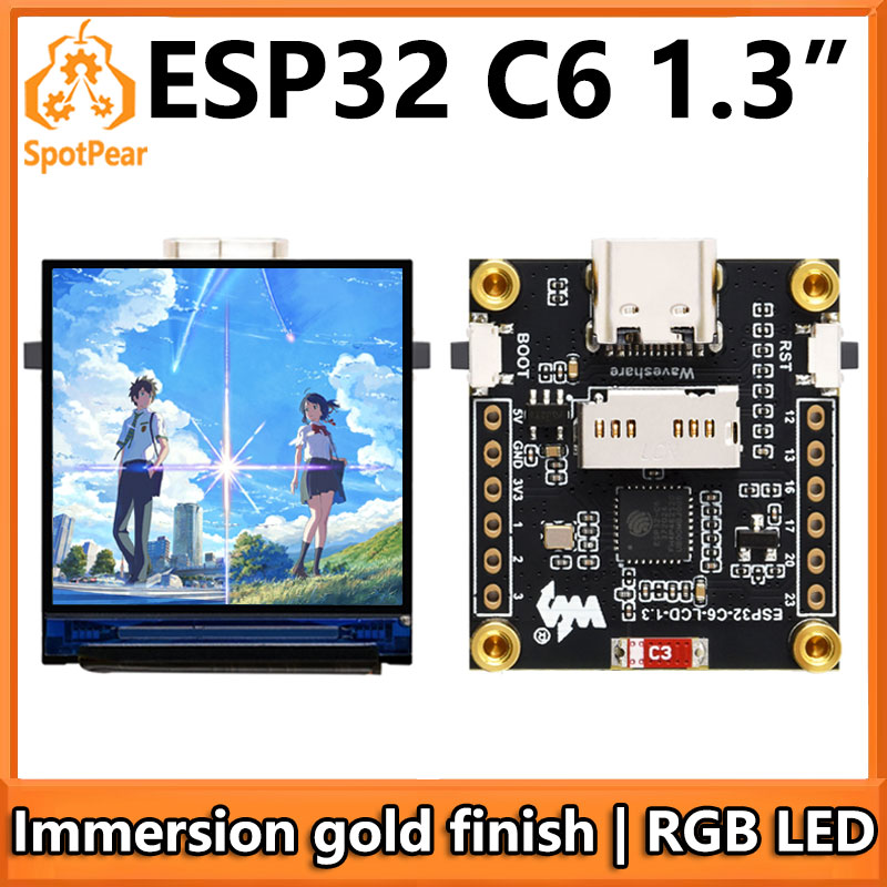 ESP32-C6 LCD Development Board - Espressif Esp32 recension och pris