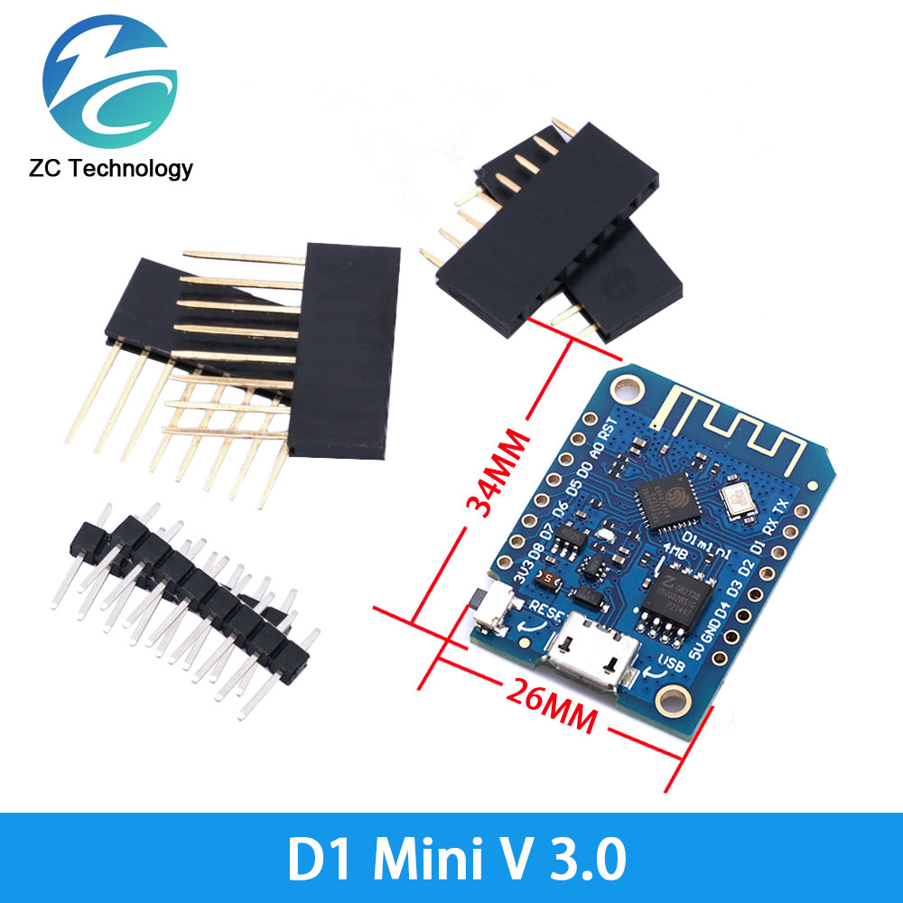 D1 Mini ESP8266 ESP-12F CH340G - Esp8266 Nodemcu recension och pris