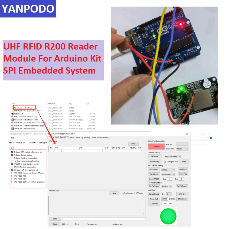 R200 Chip UHF RFID Reader Modu - Esp32 Uart Module recension och pris