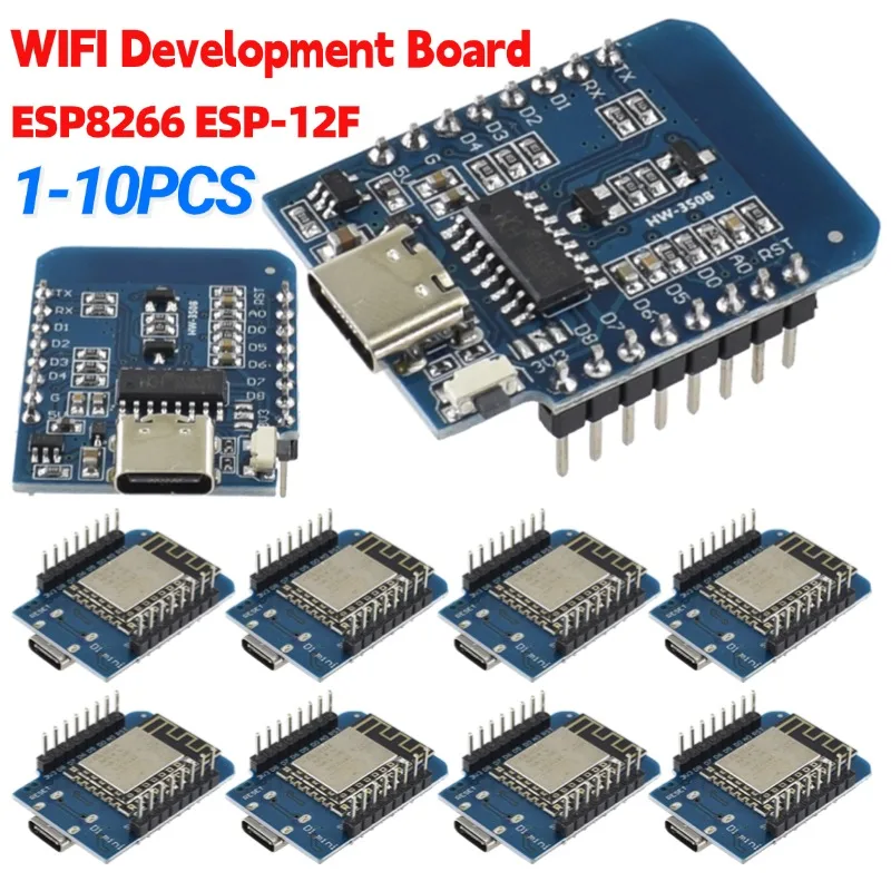 1-10PCS ESP8266 ESP-12F D1 Min - Esp8266 recension och pris
